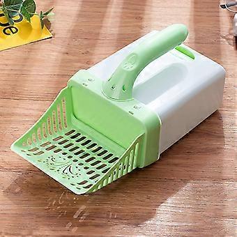 Cat Litter Spade, med avfallsbeholder, Litter Disposal System