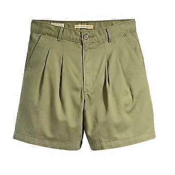 Levis Womens/Ladies Pleated Shorts