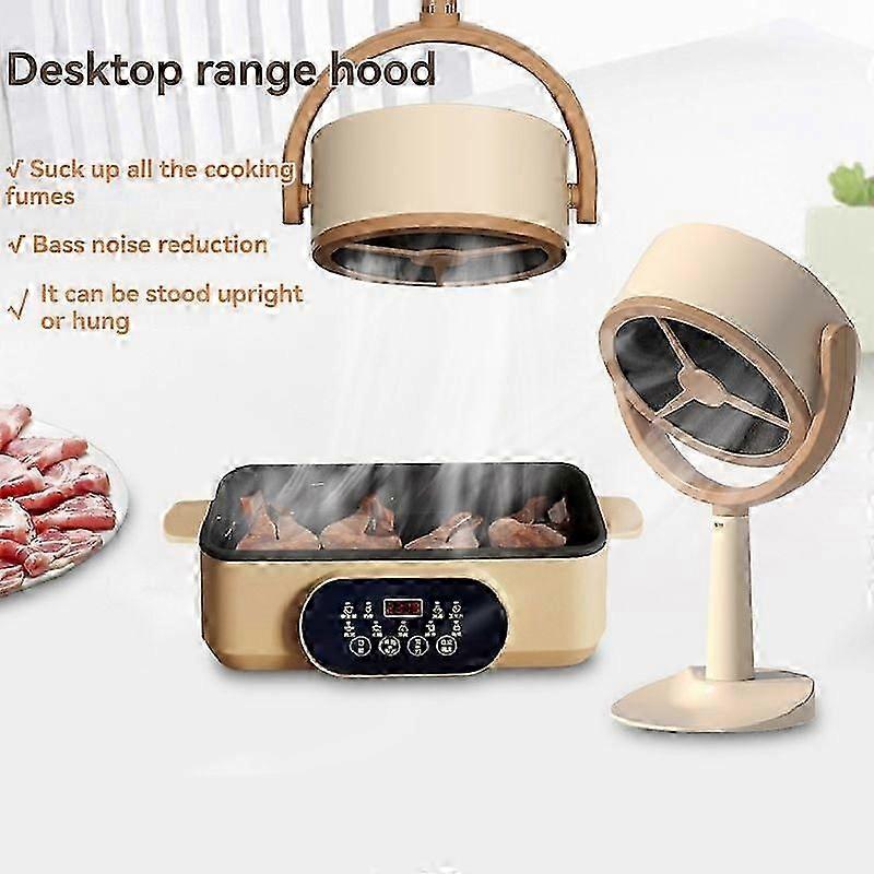 Compact Desktop Smoke Extractor for Indoor Use