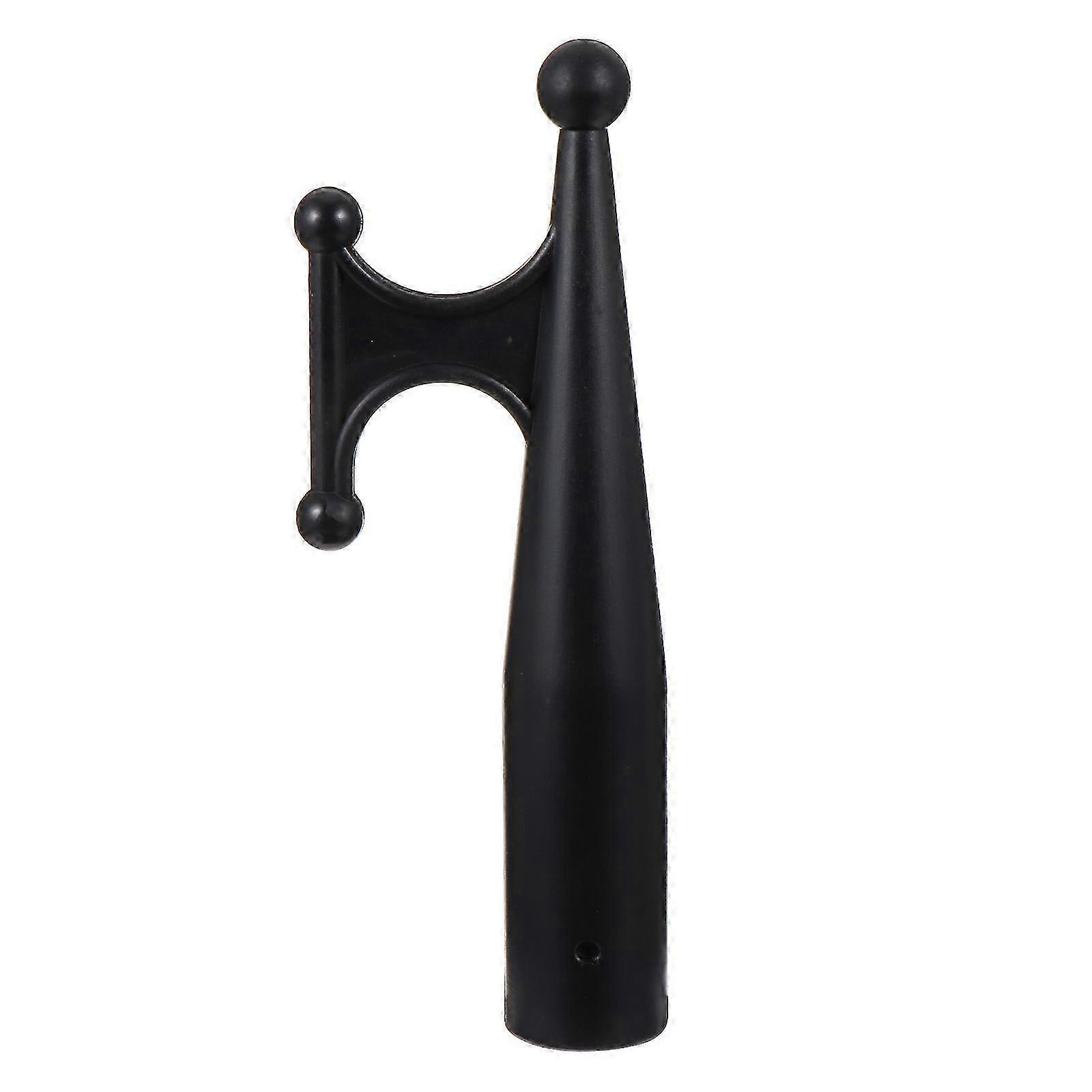 Nylon Boat Hook for Extension Poles with Hanging Objects Function in Black 1Pack