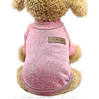 9 Colors Pet Dog Classic Sweater Wool Sweater Clothes Warm Sweater Winter