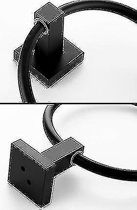 Bathroom Accessories Black Towel Rack