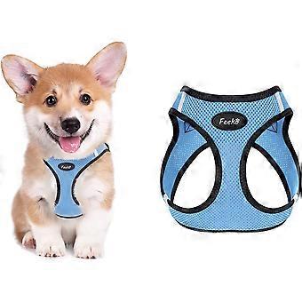 UBIUO Dog Harnesses for Small Dogs, No Pull Soft Mesh Puppy Vest Harness, Adjustable Reflective Harness for Dogs, Step in Harnesses for Walking, Train
