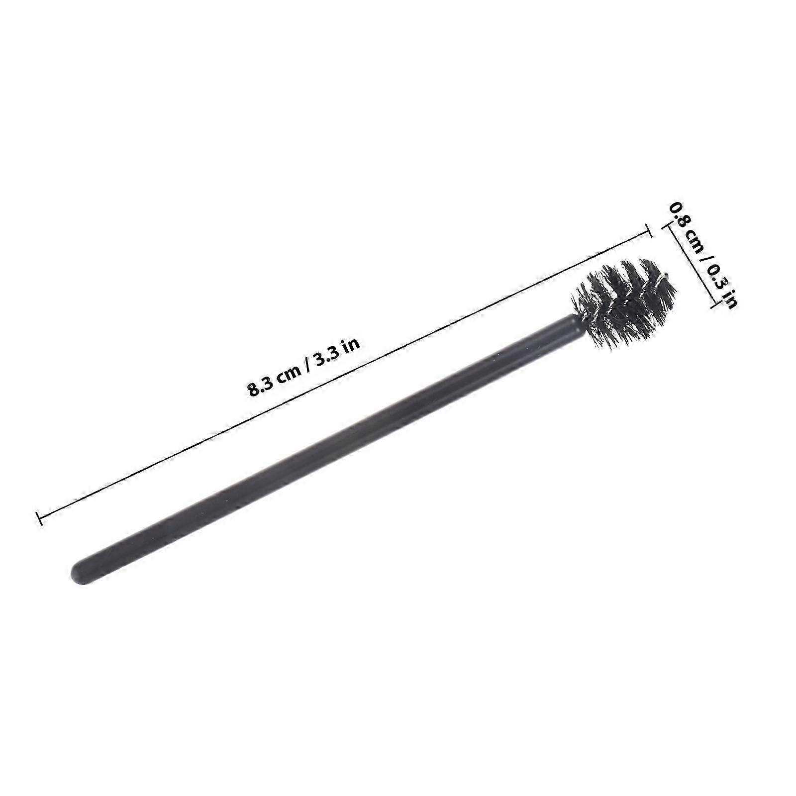 Disposable Eyelash Brushes | Assorted Color | Nylon Plastic Makeup Tools, 100Pcs