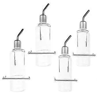 Household Hamster Waterer Transparent Bunny Waterer Hanging 1Set