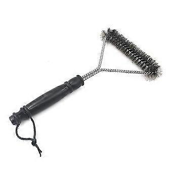 Barbecue Cleaner Barbecue Brush Safety Hairless Barbecue Brush(2pcs, Black)
