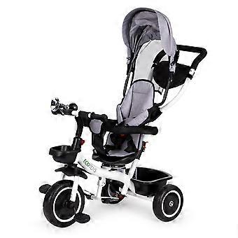 Tricycle with rotating seat 360' ECOTOYS, gray
