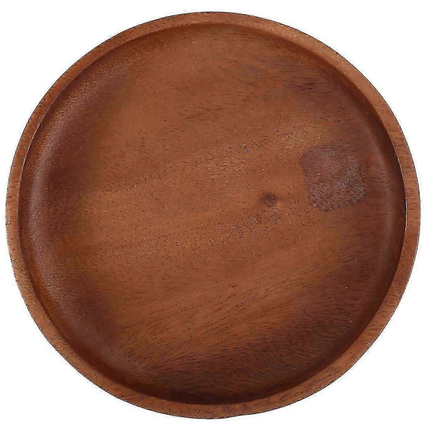 Walnut Tray, Solid Wood Rectangular Household Fruit Dessert Tray, Japanese-Style Disc Dry Bubble Tra