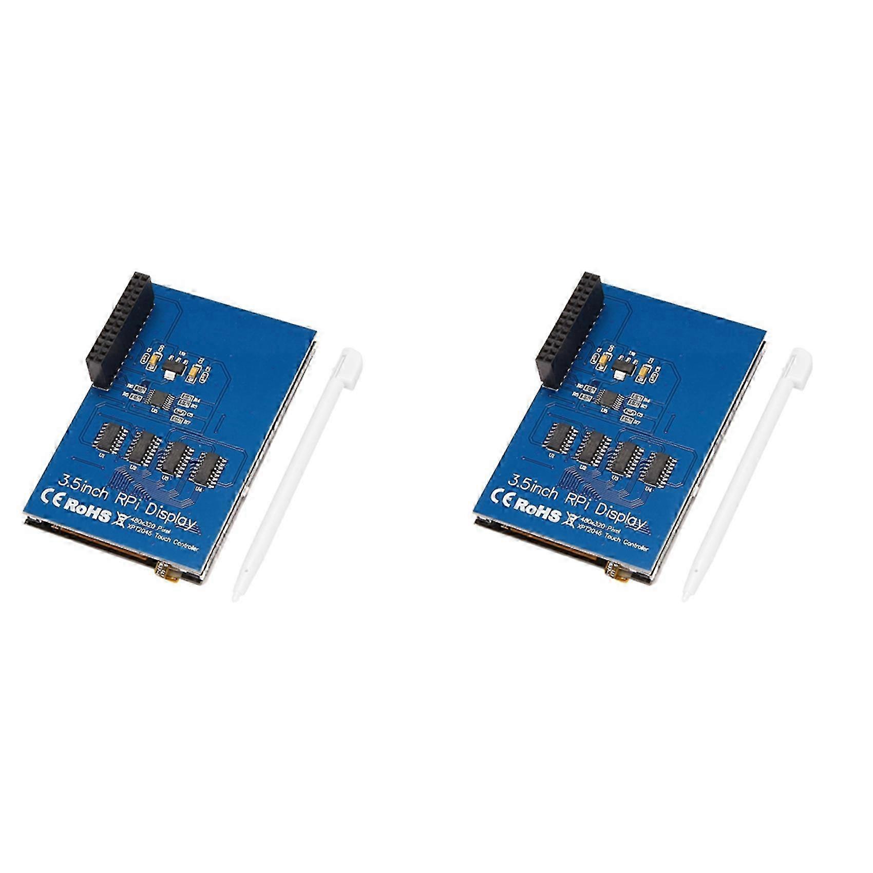 2X 3.5 Inch Touch Screen TFT LCD Display Board Module compatible with Raspberry Pi 2 B & RPI B/3