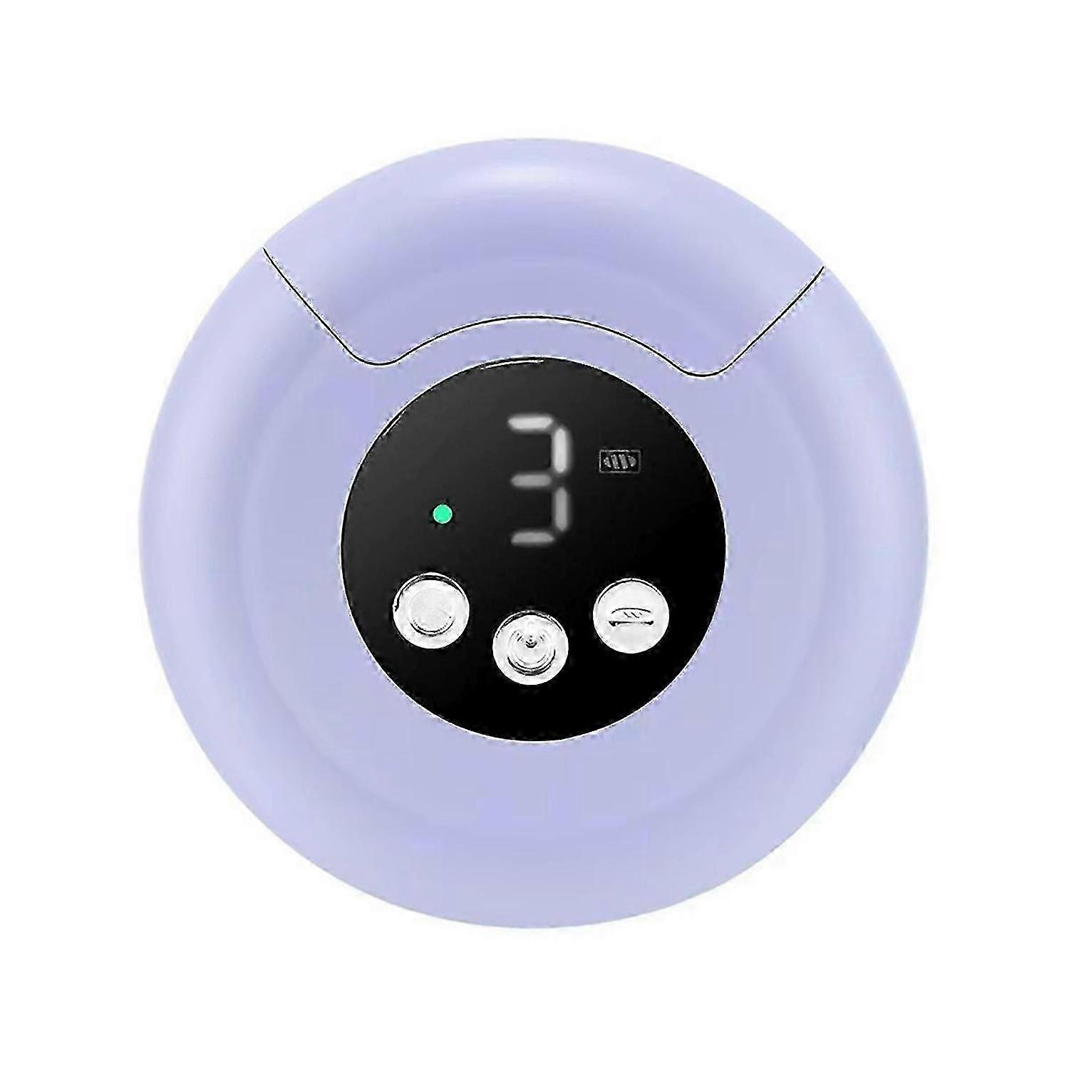 Electric Nail Clippers 360 Rotating Automatic Trimmer Puple