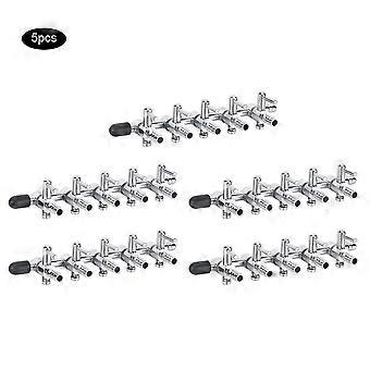 5PCS Edelstahl Fisch Tank Airflow Control Regelventil Aquarium Luftpumpe Zubehör 5 Weg