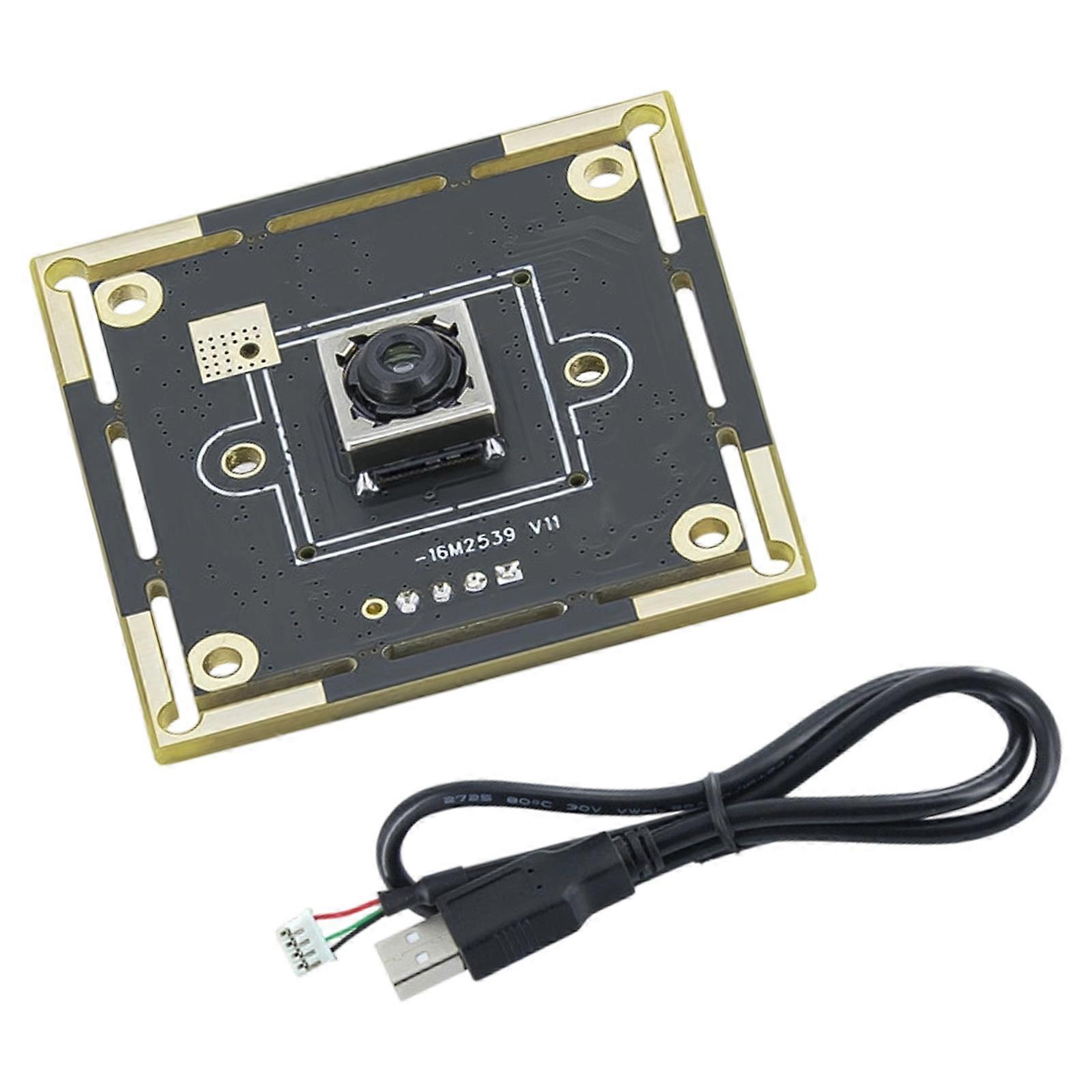 IMX298 Camera Module Board 16MP 38X38Mm with USB Cable for Document Camera Work and Display Camera Task Programs Multicolor
