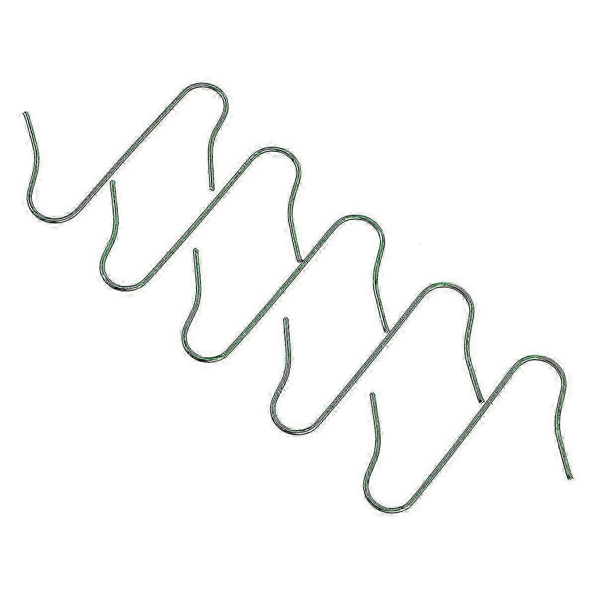 Multi-Functional Metal Christmas Hooks compatible with Hanging, 100 Pack, Green