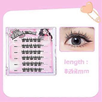 New Self adhesive glue free false eyelashes sunflower can be reused with thick eyelashesyyc