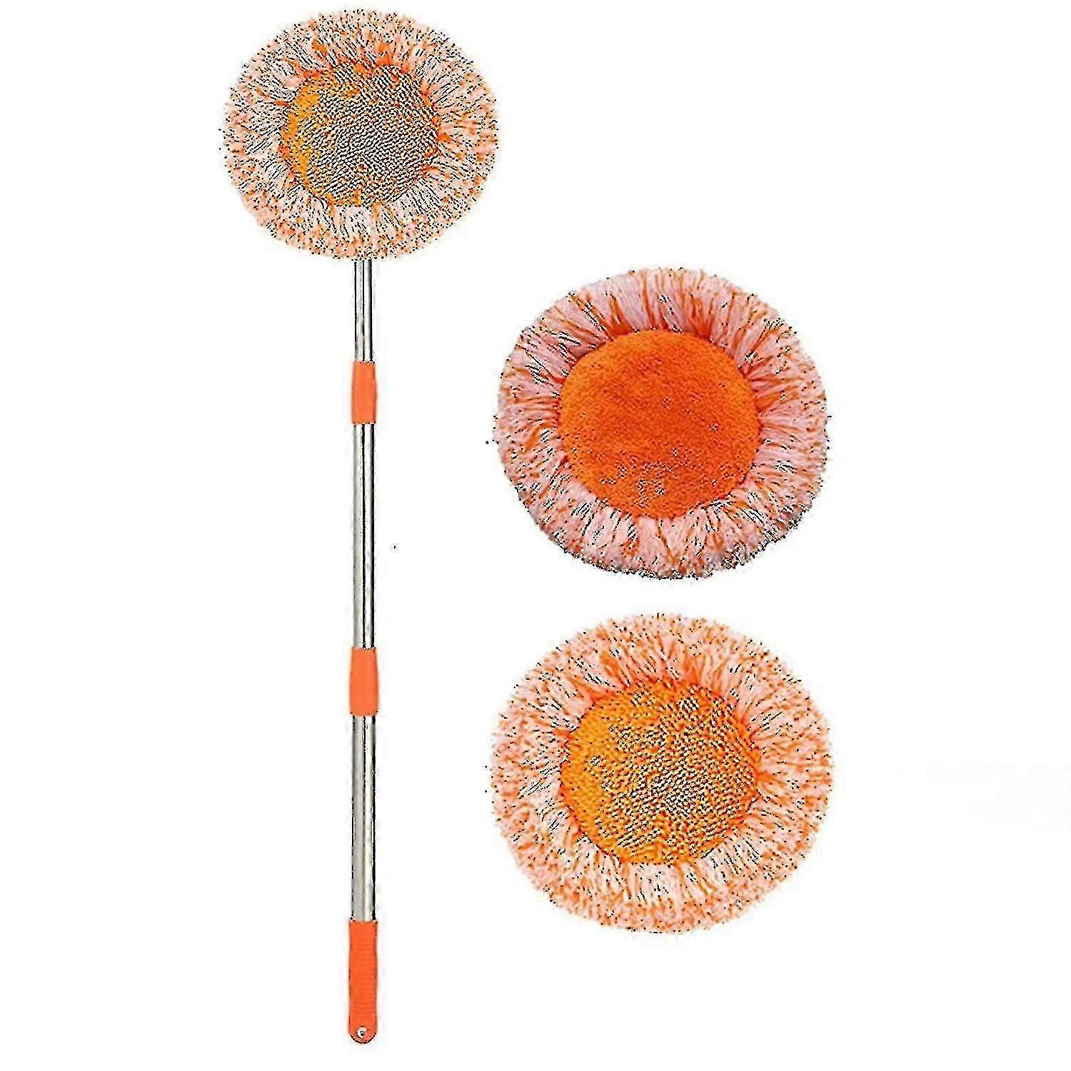 360 Rotatable Adjustable Cleaning Mop, 2022 Extendable Wall Cleaning Mop With Microfiber Mop Replace new