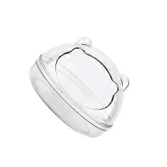 Hamster Sand Bath Container Basin Toilet for Supplies Cage Accessories Round L