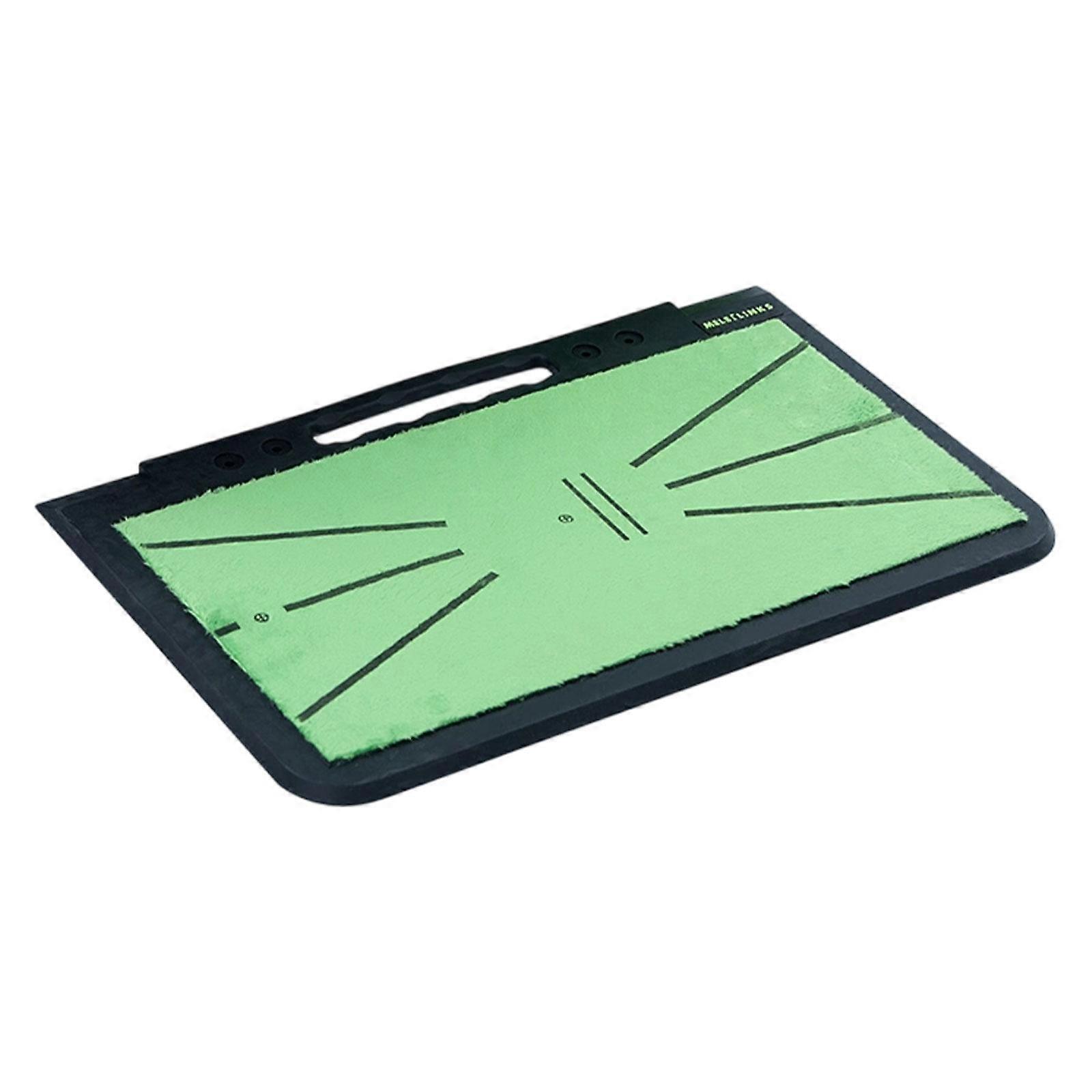 Golf Hitting Mat Nonslip Direction Guide Beginners Golf Swing Training Mat