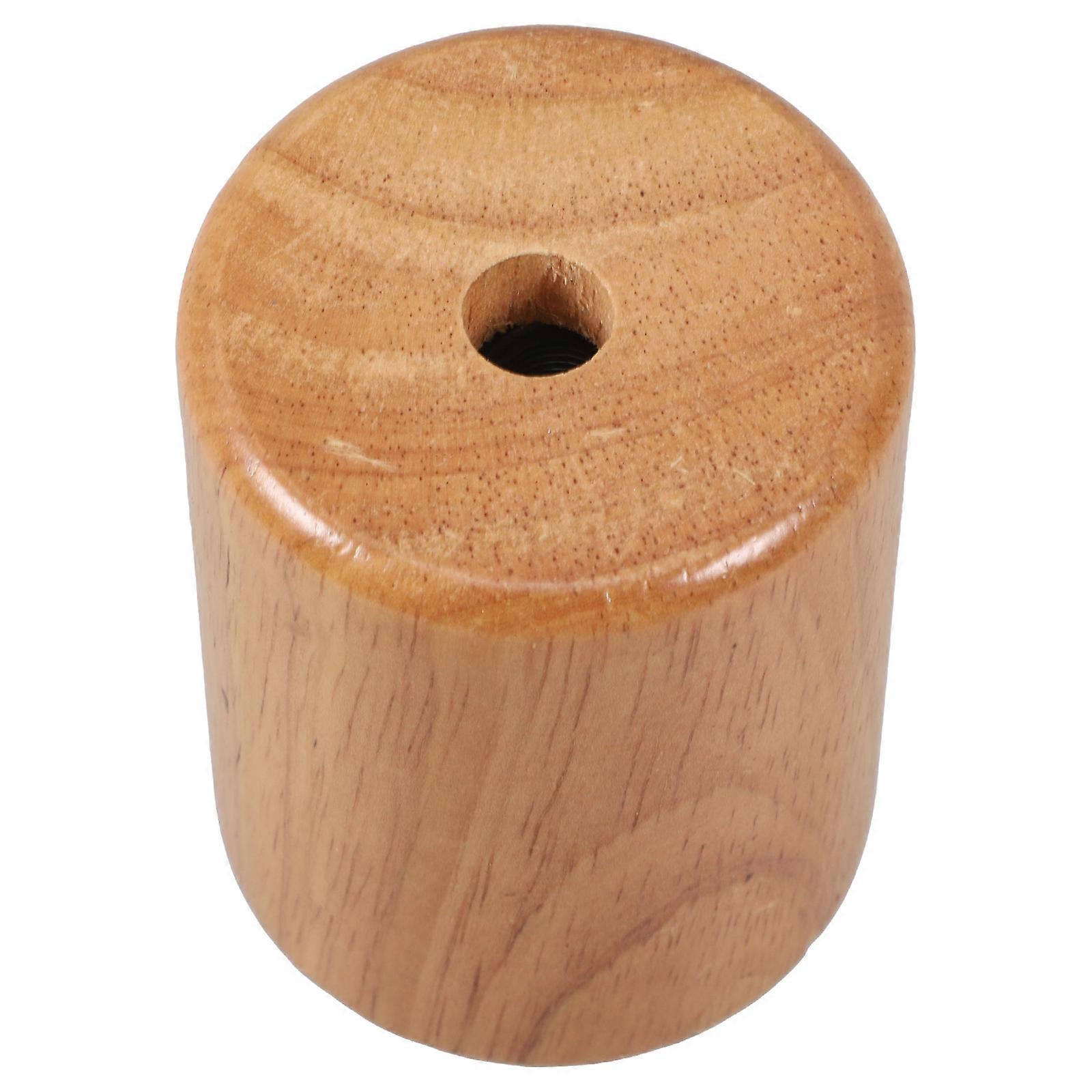 Light Bulb Adapter Socket Solid Wood Lamp Holder for Home Use