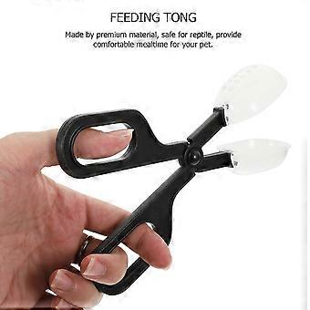 Lizards Reptile Feeding Clip Plastic Tongs Tool compatible with Terrarium Pet Use