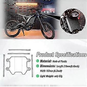 Carbon Fiber Texture Front Fender Mudguard License Plate For Mountain Bike Motorcycle Bicycle Front Wheel Splash Guard