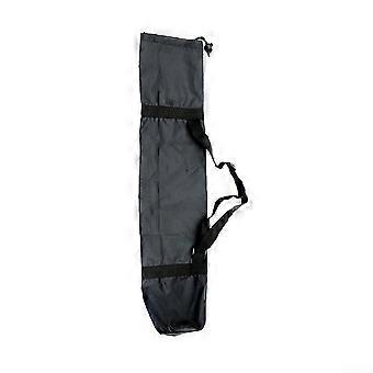 Nylon Drawstring Camping Storage Bag with Adjustable Strap Black 23x130cm, Outdoor Gear Carrying Case