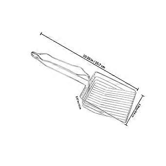 Heavy Duty Metal Cat Litter Scoop Stainless Steel Poop Sifter
