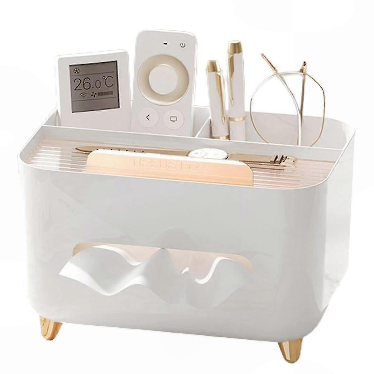Tissue Storage Box, Multifunctional Tissue Dispenser and Box Holder Cover