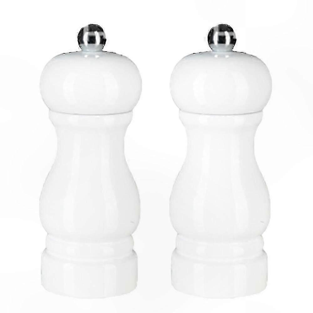Adjustable Manual Salt and Pepper Mill Set for Kitchen Use