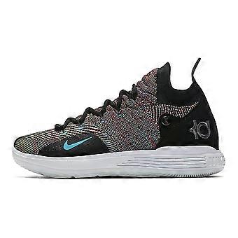 Nike KD 11 Multi Color Flyknit Mid top Basketball Shoes Black Purple Unisex AH3465-001