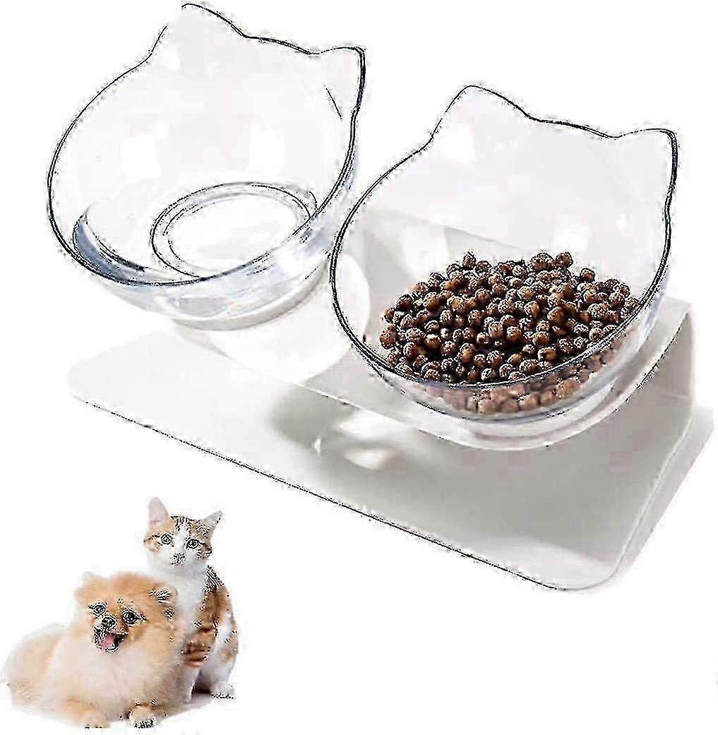 Linseray? Katzennapf Mit Erhhtem Stnder