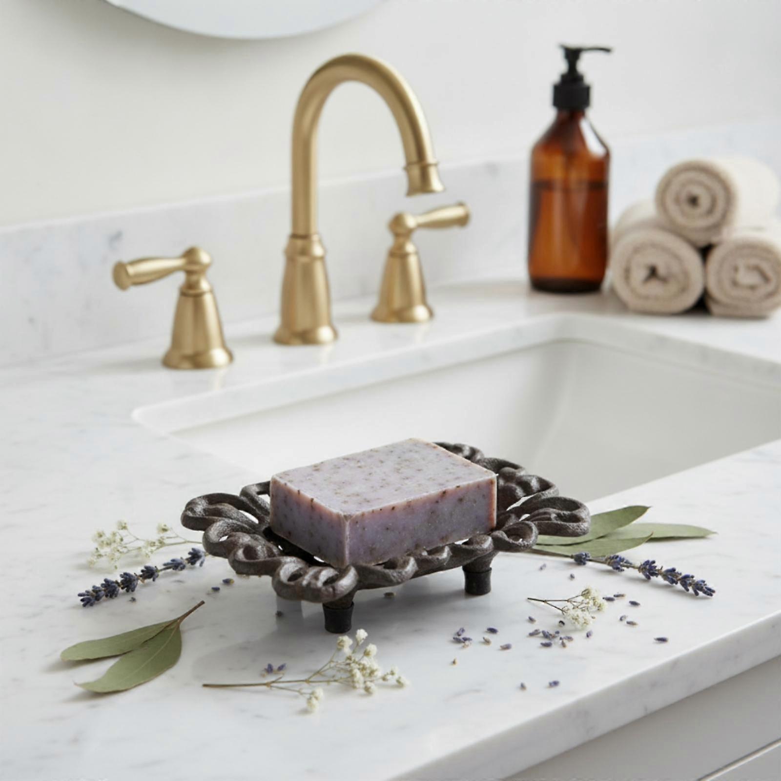 Cast Iron Soap Dish Rustic Marine Creature Soap Dish