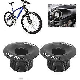 2 stuks aluminium fiets crankarmbouten, mountainbike pedaaldoppen schroef