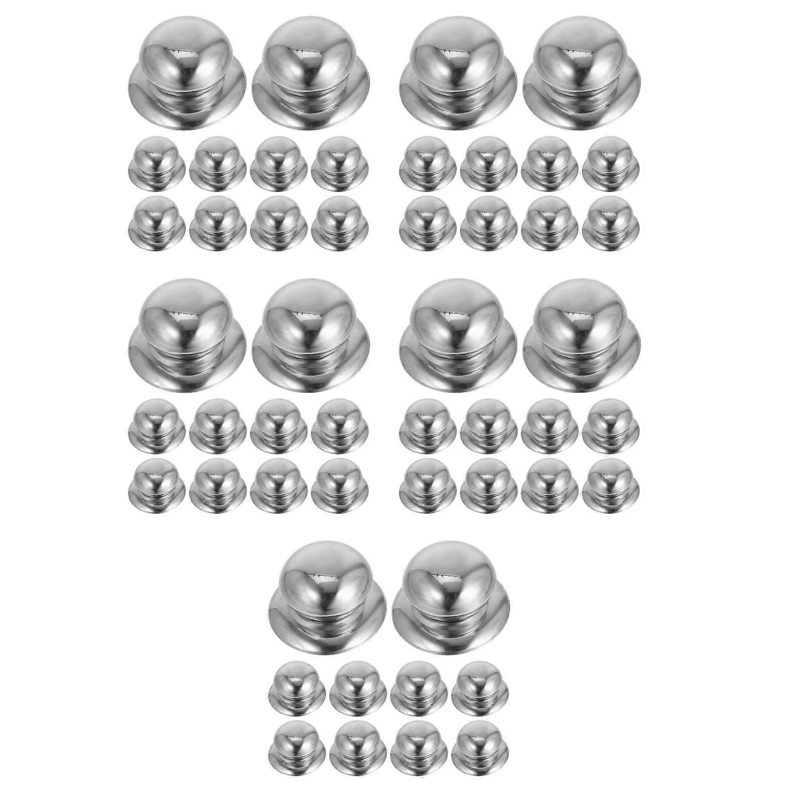 Stainless Steel Pot Lid Knobs Universal Replacement for 50Pcs Set