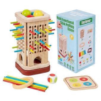 Wooden Color Recognition Tower Game