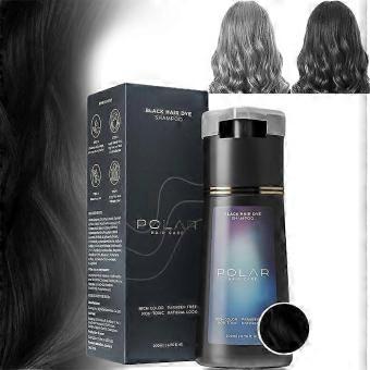 Hårfarveshampoo, Polar hårfarveshampoo, Polar hårpleje Instant Dye Shampoo, Naturlig hårfarveshampoo til gråt hår dækning til kvinder og mænd