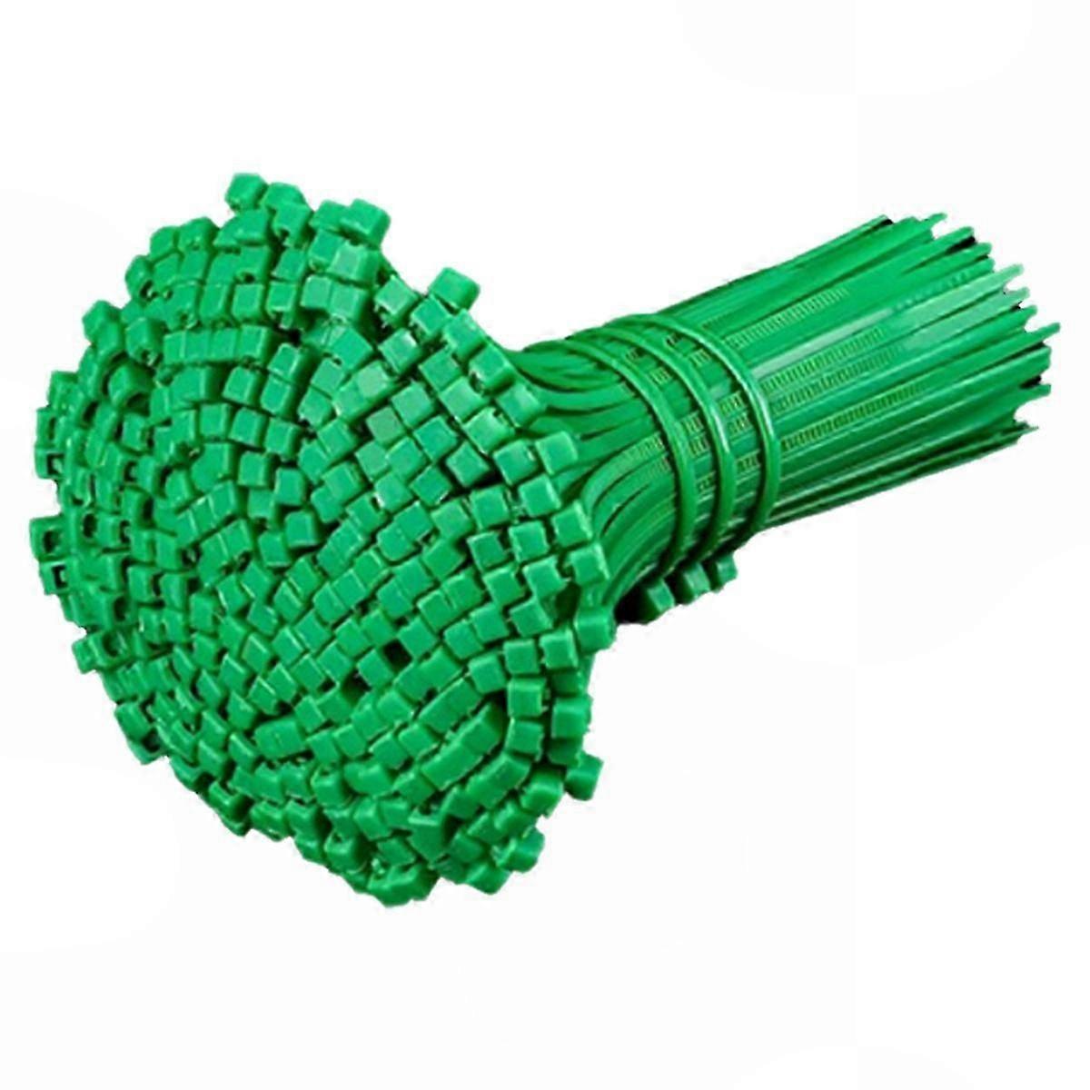 Green Nylon Self-Locking Cable Ties 4x200mm