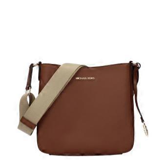 Michael Kors brun skinn skulderveske