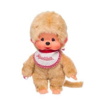 Sekiguchi Monchhichi Beige Boy Classic Soft Character Collectible Plush Doll