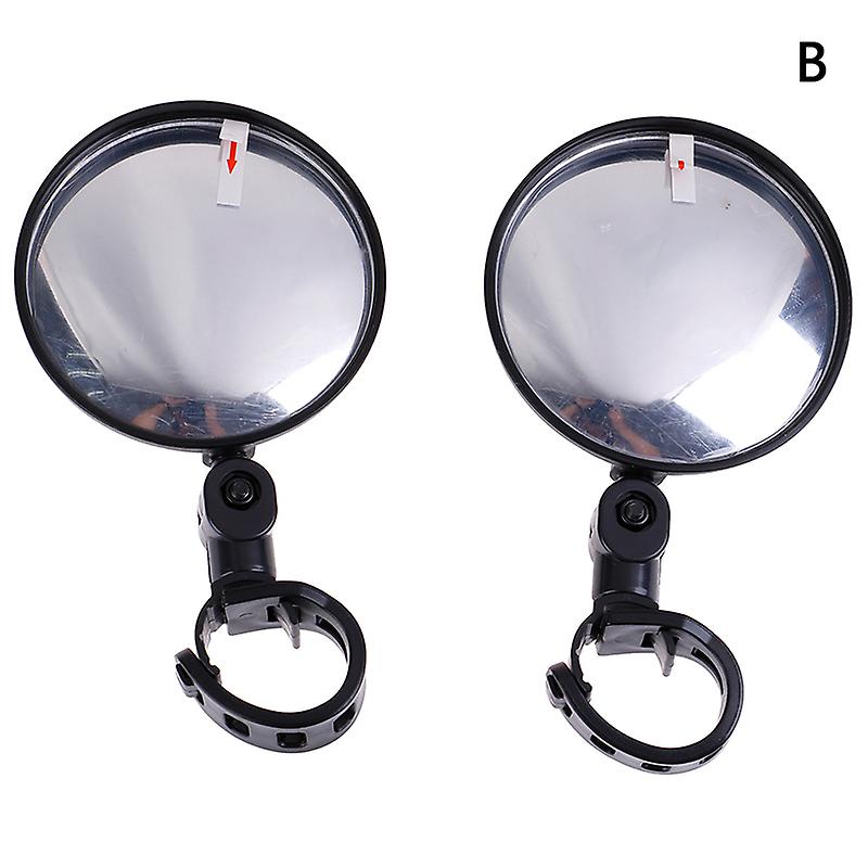 2pcs Bicycle Mirror Handlebar Rearview Mirror Wide Angle 360 Degree Rotate