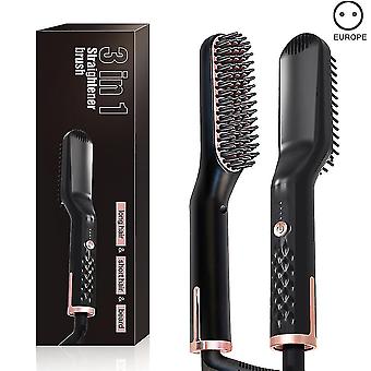 Spazzola raddrizzatrice per barba 3 in 1 spazzola per raddrizzamento ionico