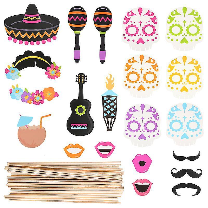 19.5X6.6cm Special Occasion Card Boxes & Holders 1 Set Of 21pcs Decorative Photo Booth Pr