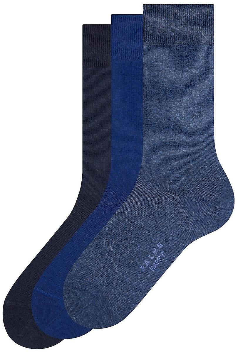 Falke Happy Box 3 Pack Socks - Blue Sortiment
