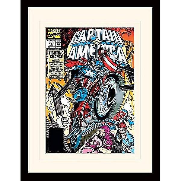 Marvel Comics Fighting Chance Captain America Print