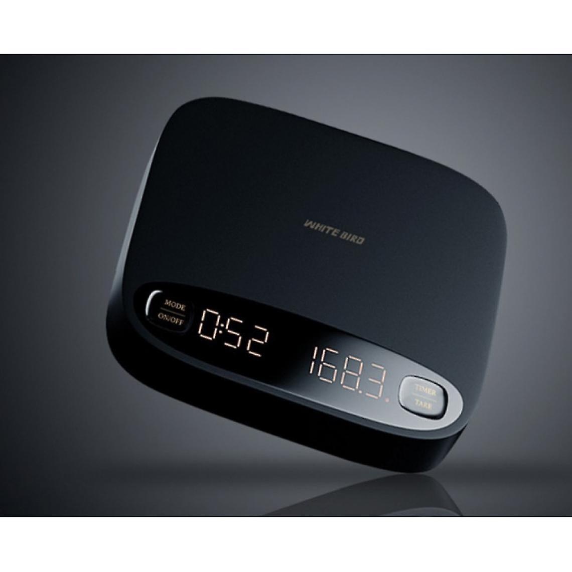 Digital Drip Coffee Scale With Timer Mini Espresso Auto Reset Electronic Kitchen Scale Precision Display(black)