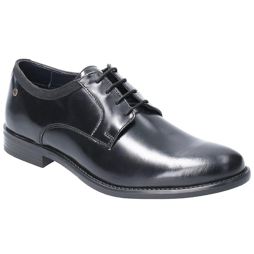 Base London Nero Hi Shine Lace Up Shoe