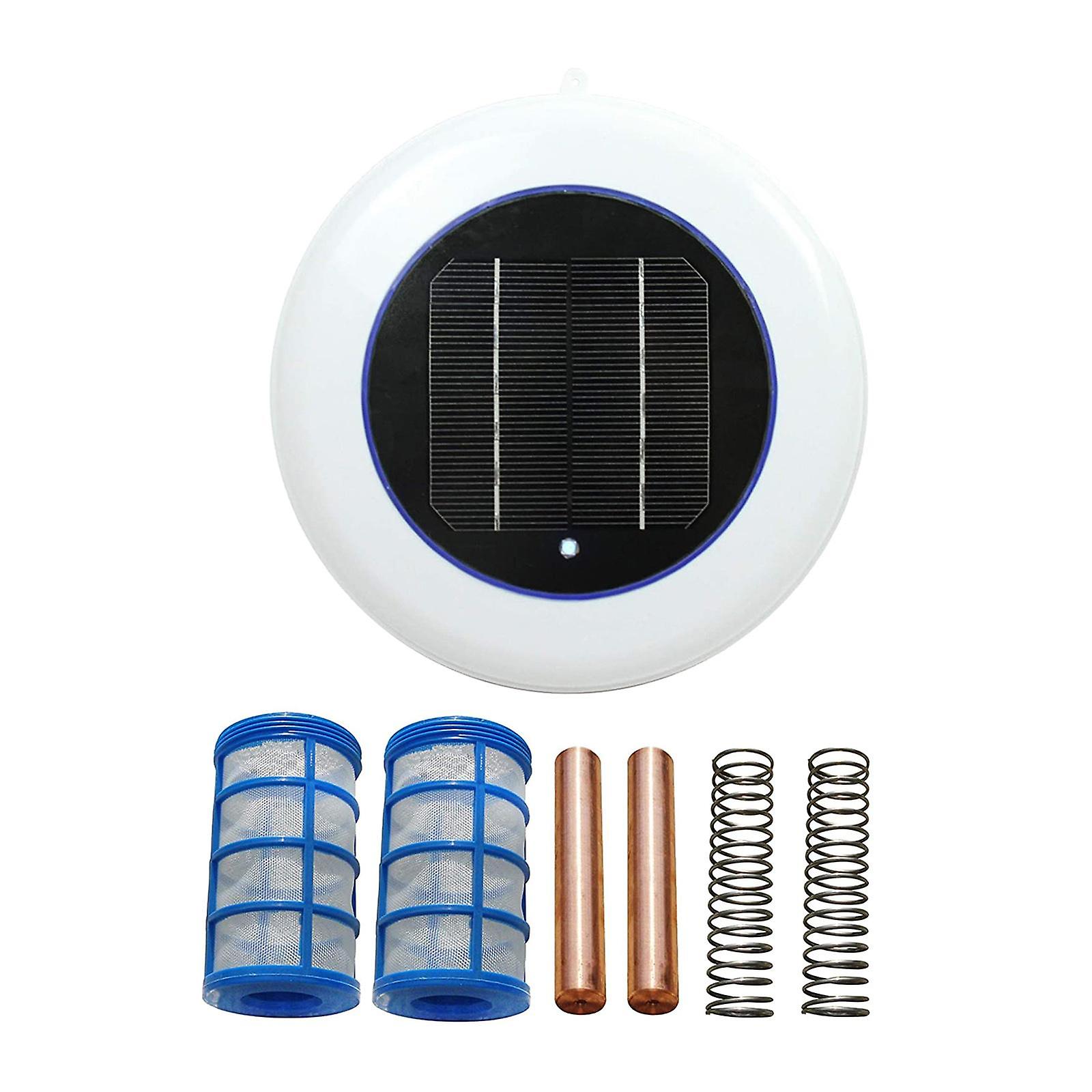 Solar Pool Ionizer Copper Silver Swimming Pool Spa Water Purifier Kill-Algae