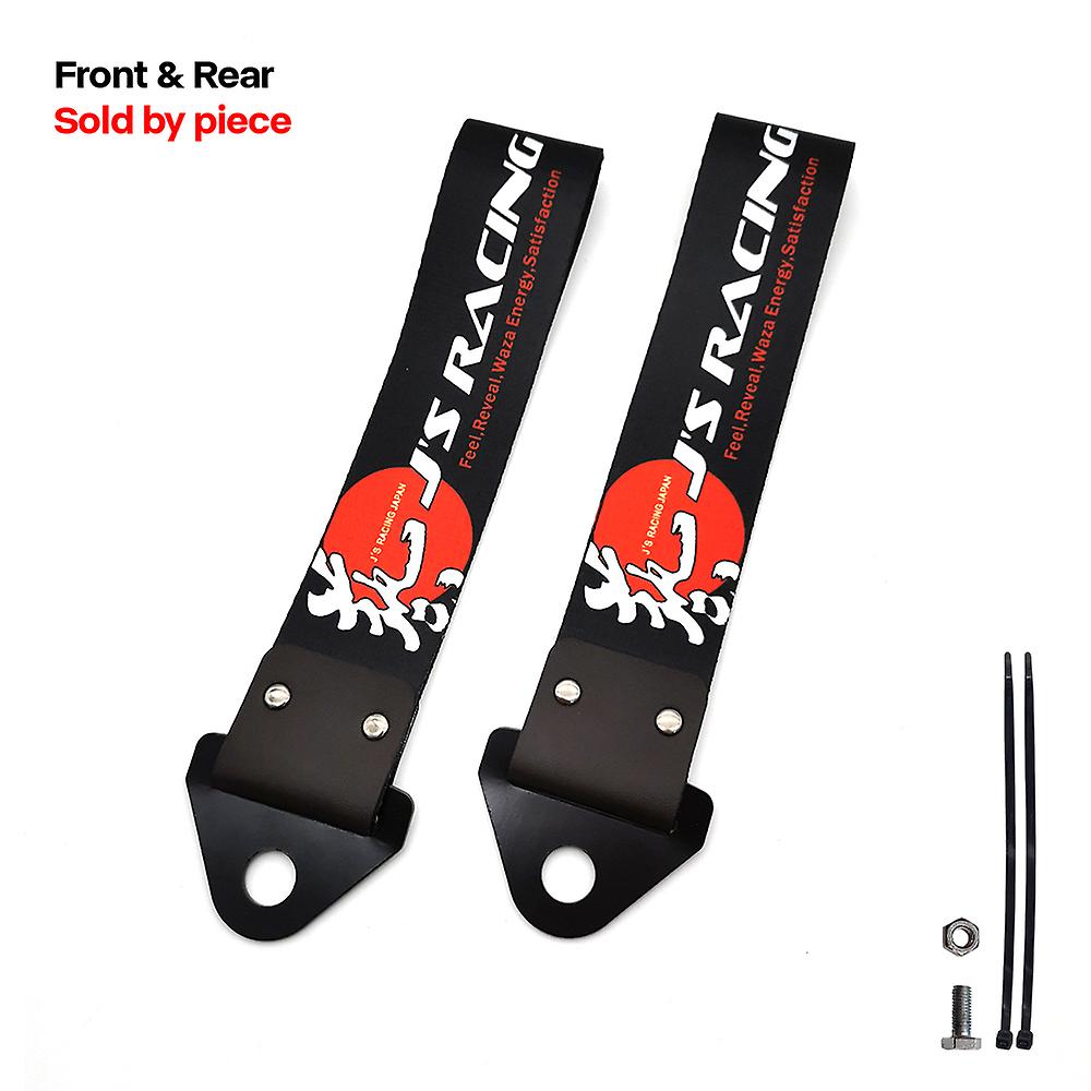 Jdm Racing Style Tow Strap Universal Race Towing Bars Nylon Car Trailer Ropes Hook For Speed Hunters Hks Initial D