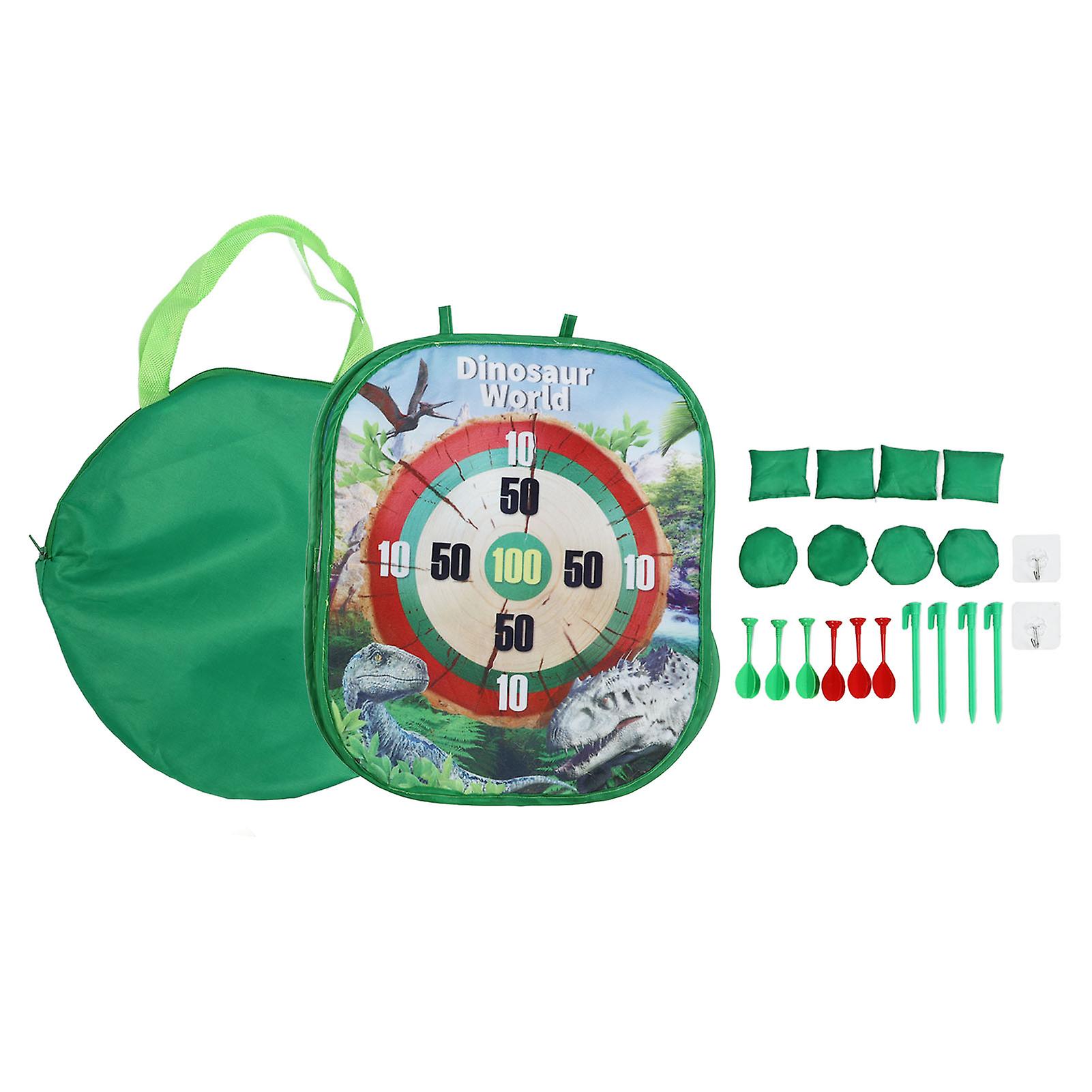 Double Sided Dart Board Folding Dart Board for Kids Children Indoor Outdoor Target Game Party Games