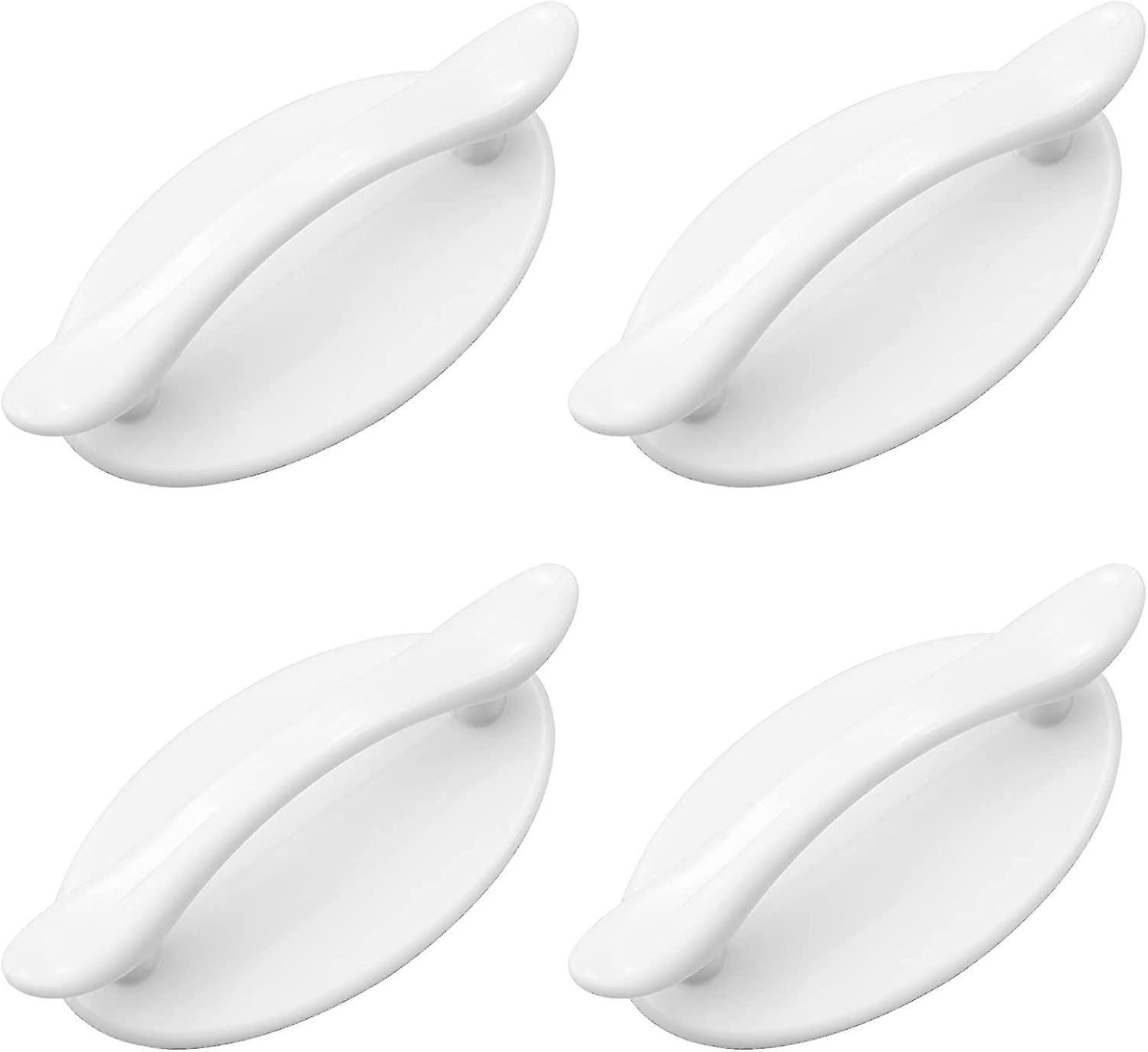 4 Pieces Self Adhesive Plastic Door Handles Self Adhesive Cabinet Handle Window Adhesive Handle