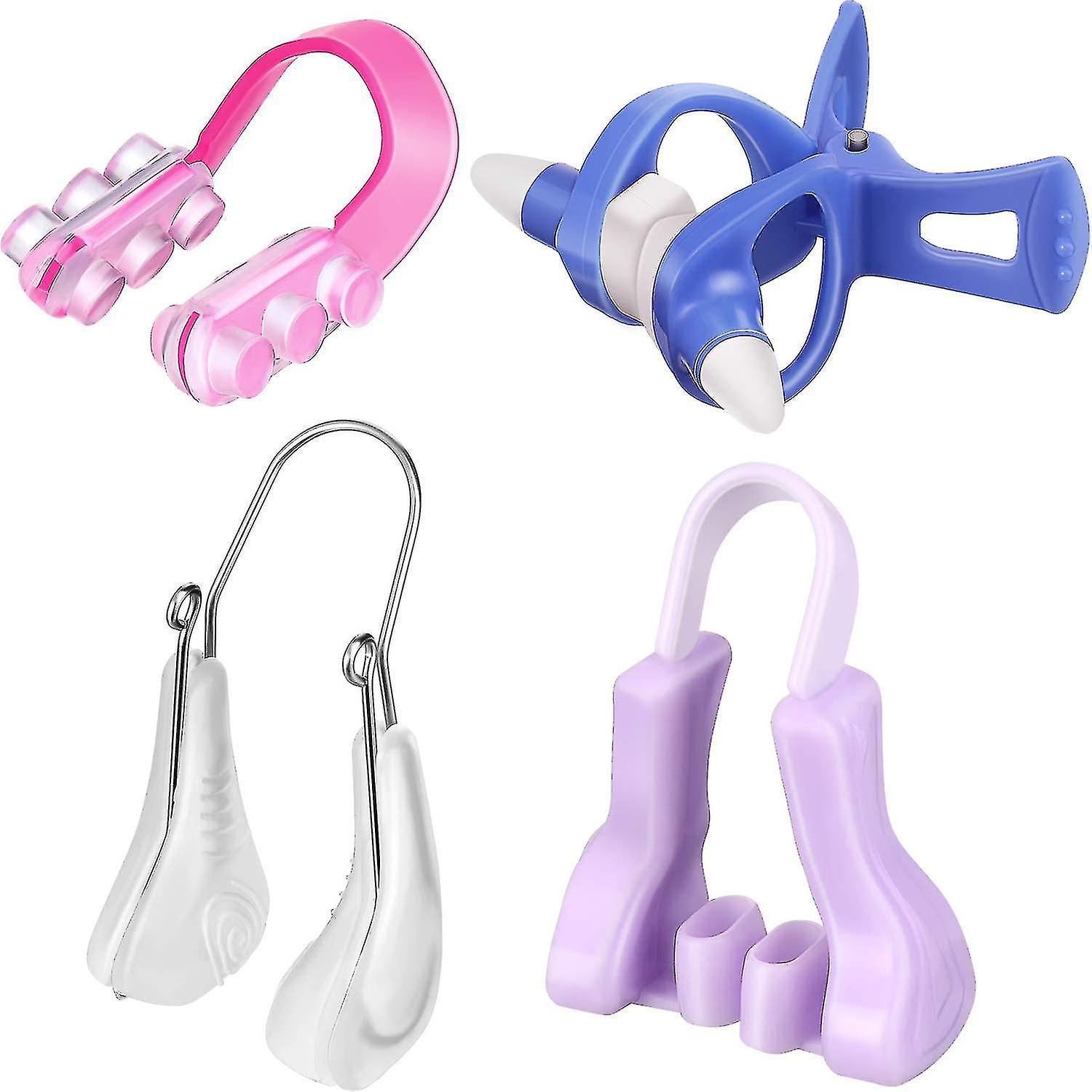 4 Pieces Nose Up Lifting Clips Nose Clip On Safety Silicone Nose Lifter Nose Bridge Ming Clips Beaut